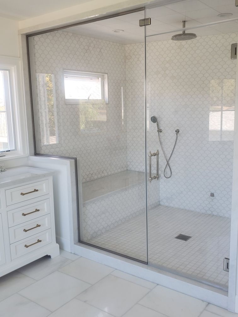 New Shower Enclosure — Torrance, CA — Dandoy Glass