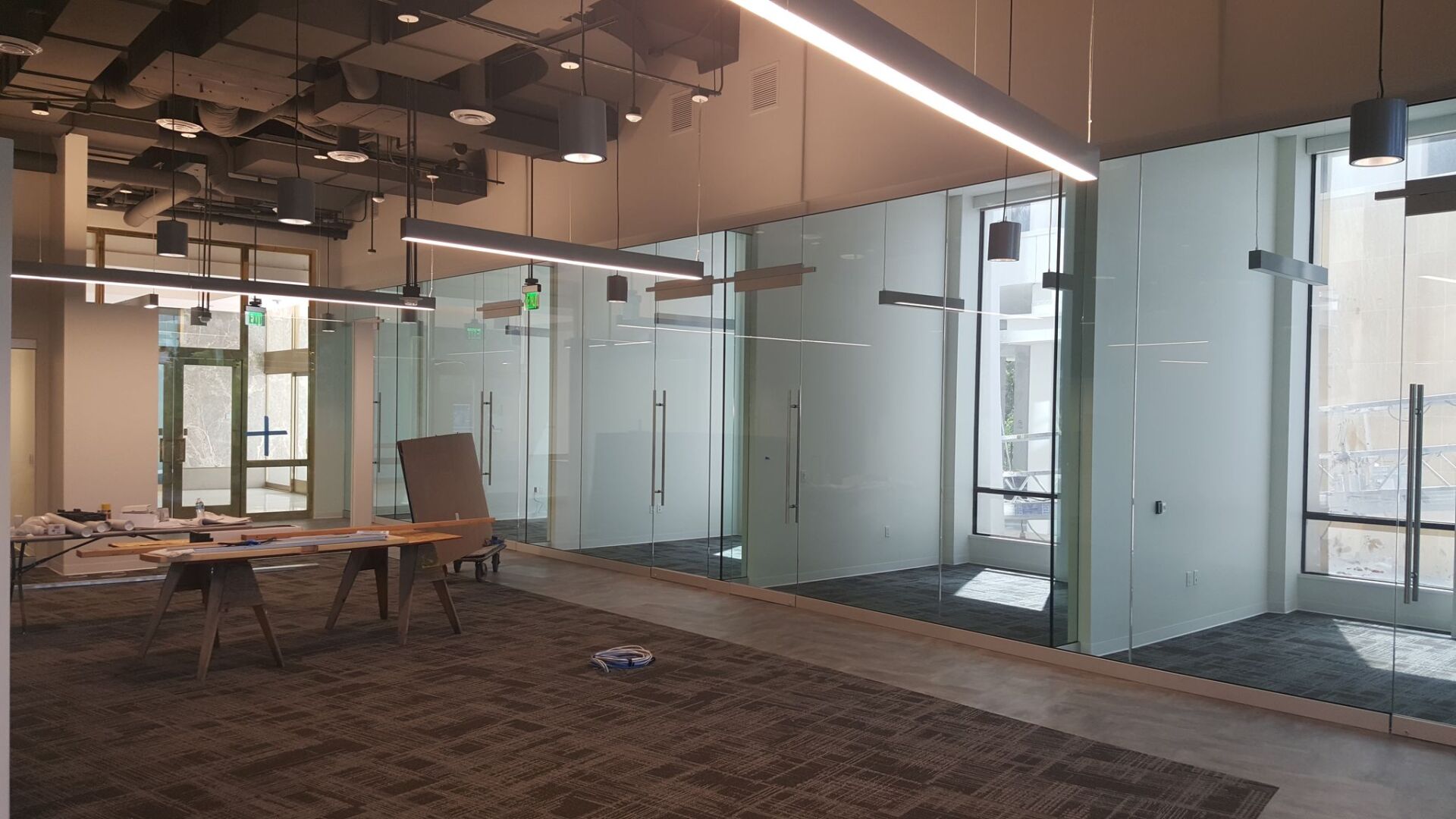 Glass Window On Office — Torrance, CA — Dandoy Glass