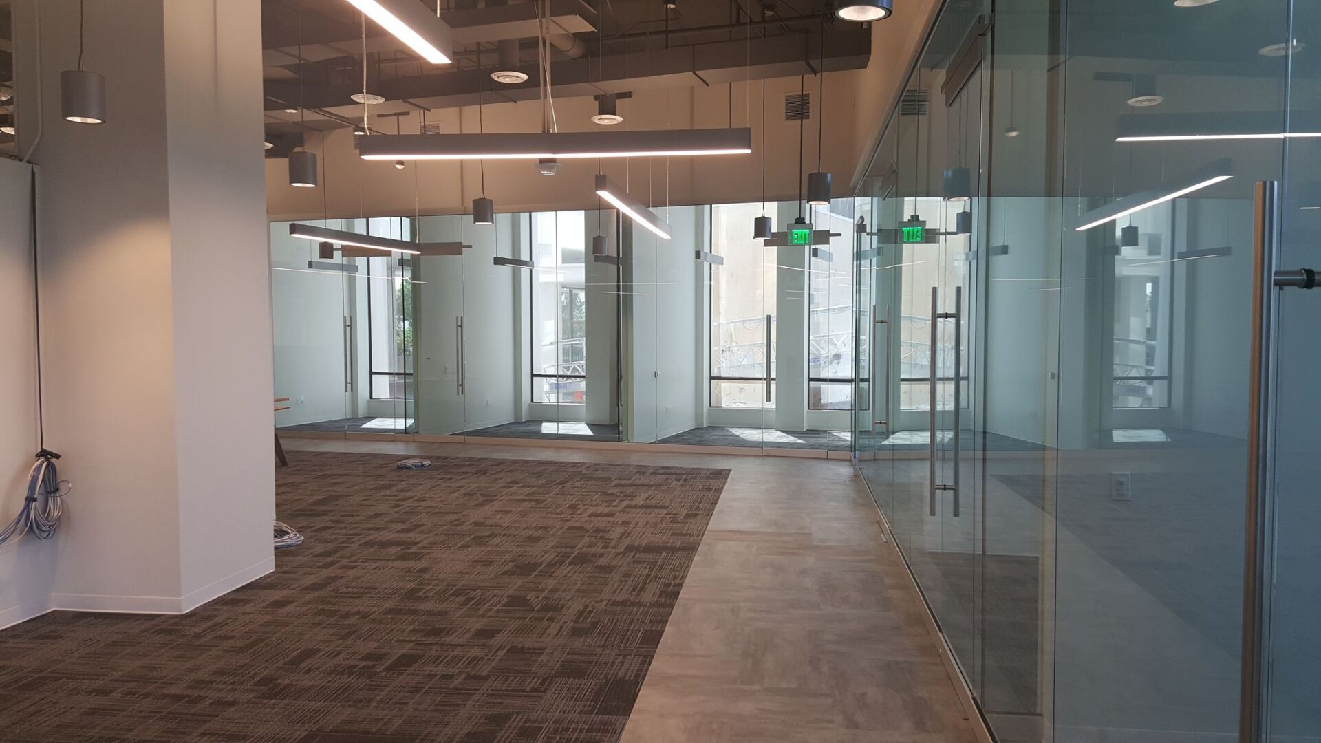 New Office Glass Doors — Torrance, CA — Dandoy Glass