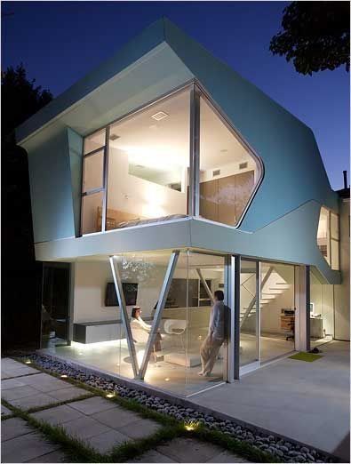 Modern White Glass House — Torrance, CA — Dandoy Glass