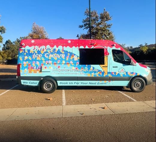 Custom ice cream truck build by San Diego Food Truck Pros