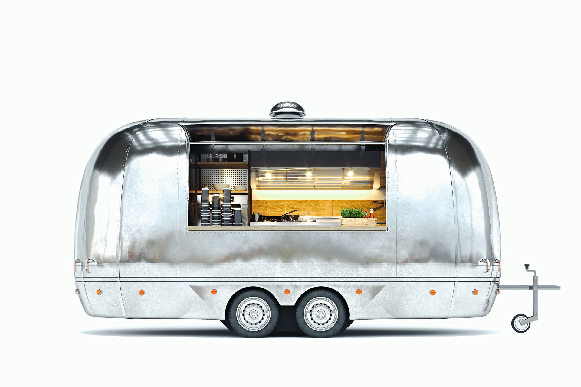 Custom Airstream coffee trailer - San Diego Food Truck Pros