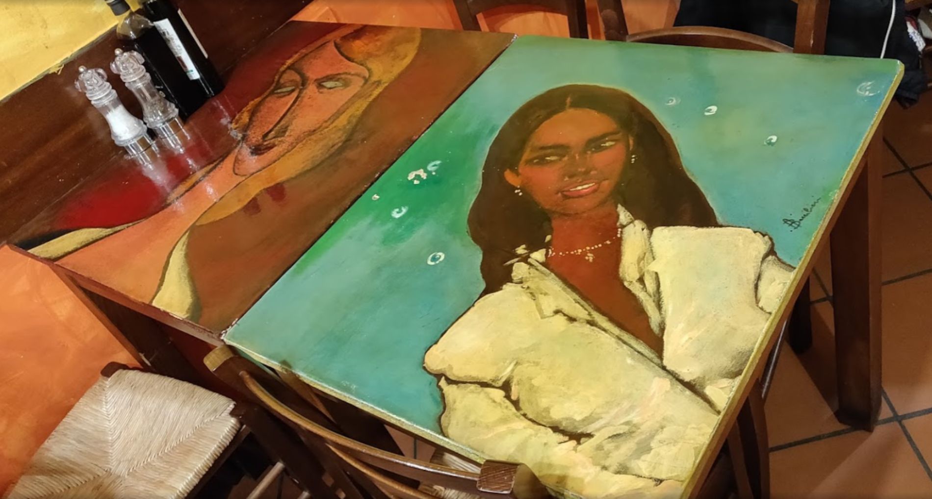 arte nel ristorante di cucina bolognese