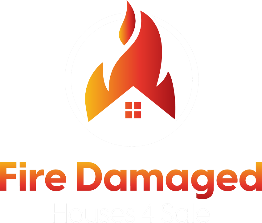 Fire damaged house for sale