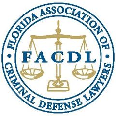 The logo for the florida association of criminal defense lawyers.