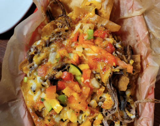 Meerkats standing on rock