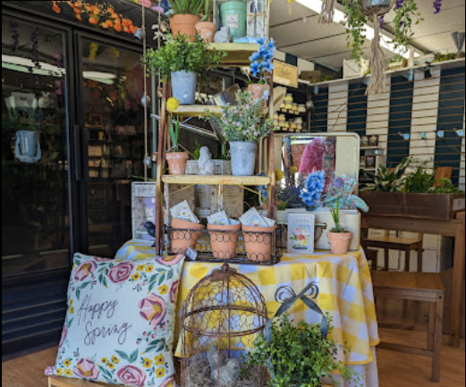 Yellow and black butterfly sculpture