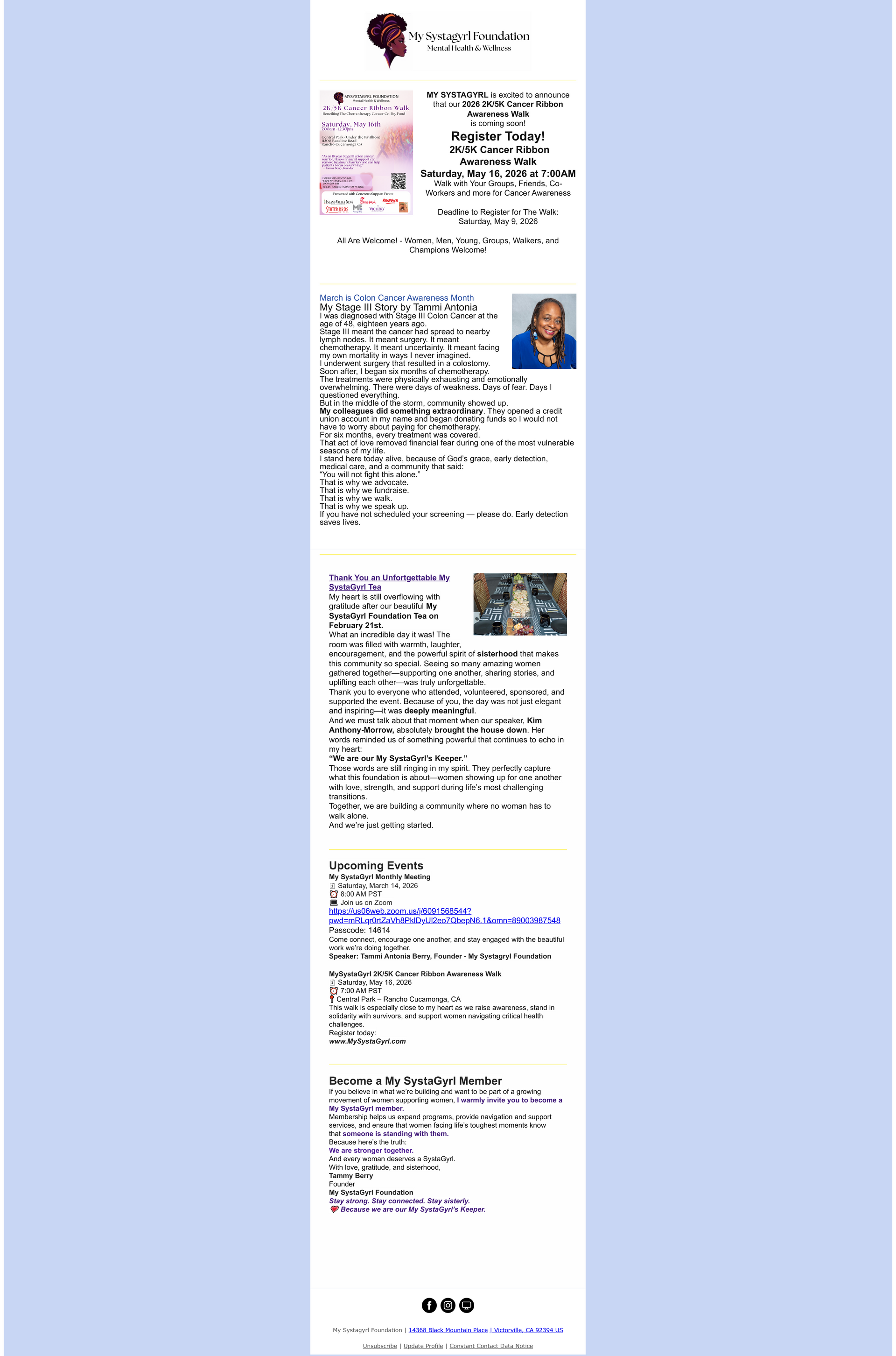 March 2026 Newsletter