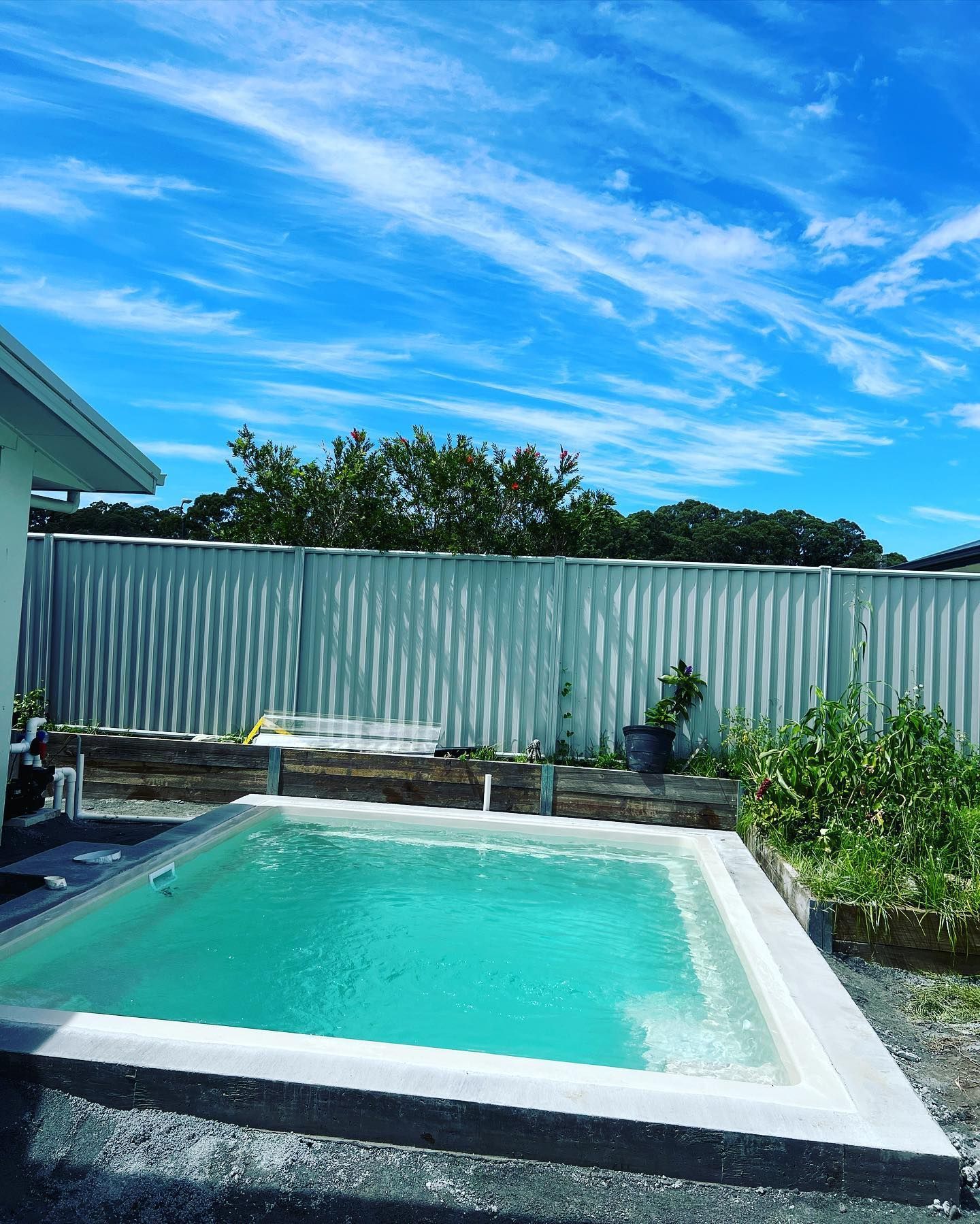 Small Turquoise Pool in a Backyard — Bombs Away Pools in Coolangatta, QLD