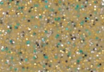 Tan Background With Flecks of Gold, Silver, Green, and Black — Bombs Away Pools in Coolangatta, QLD