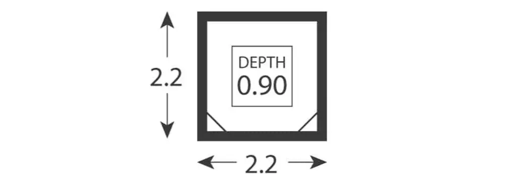 Square Spa Size &mdash; Bombs Away Pools in Coolangatta, QLD