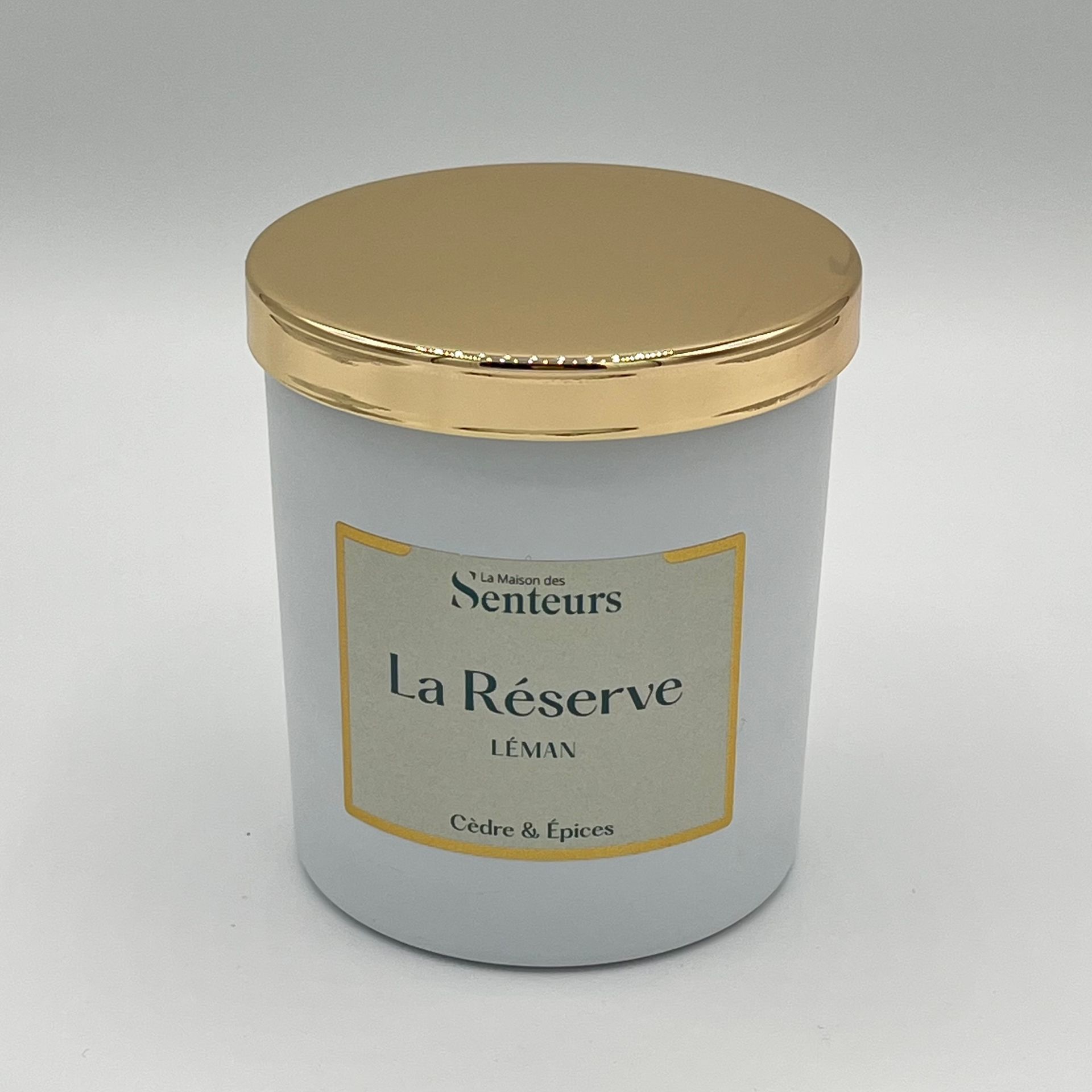 LA RÉSERVE LAC LÉMAN - Cèdre & Épices - Bougie 220g