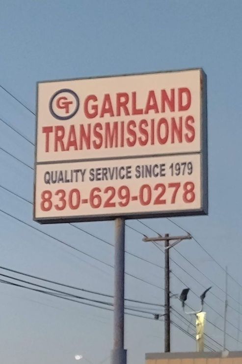 Shop Sign | Garland Transmissions