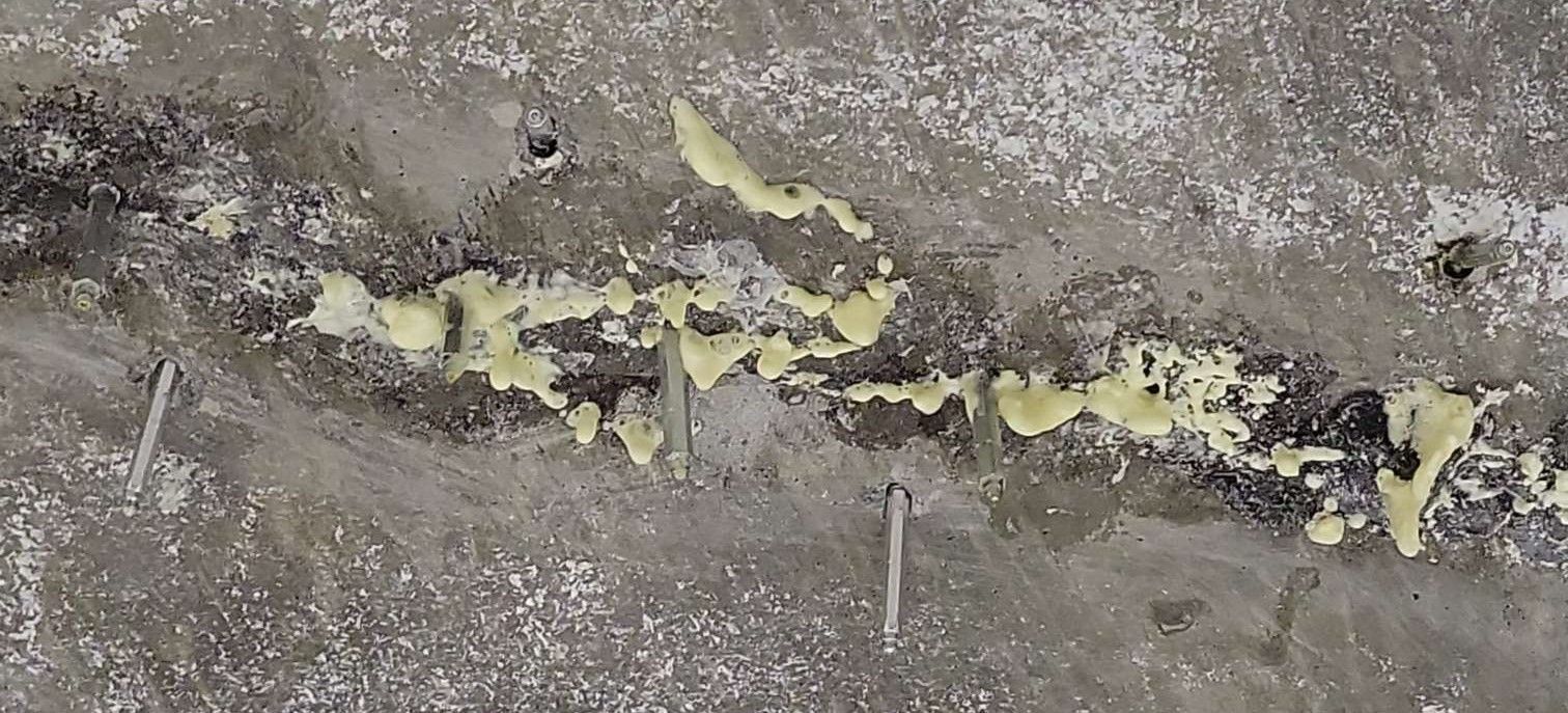 concrete crack sealing