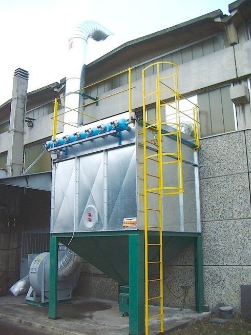 componente di un abbattitore di vapori