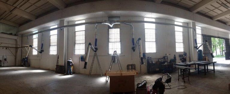 impianto all'interno di un'azienda