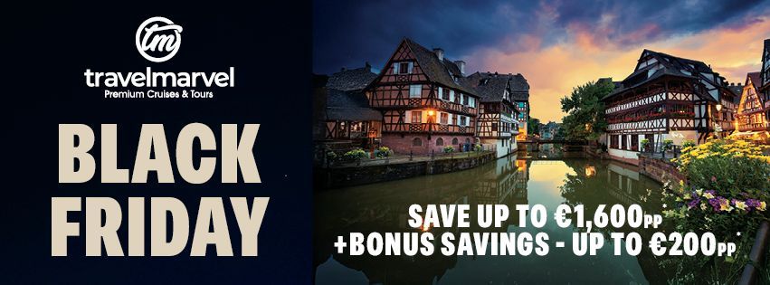 Black Friday travel promotion with 