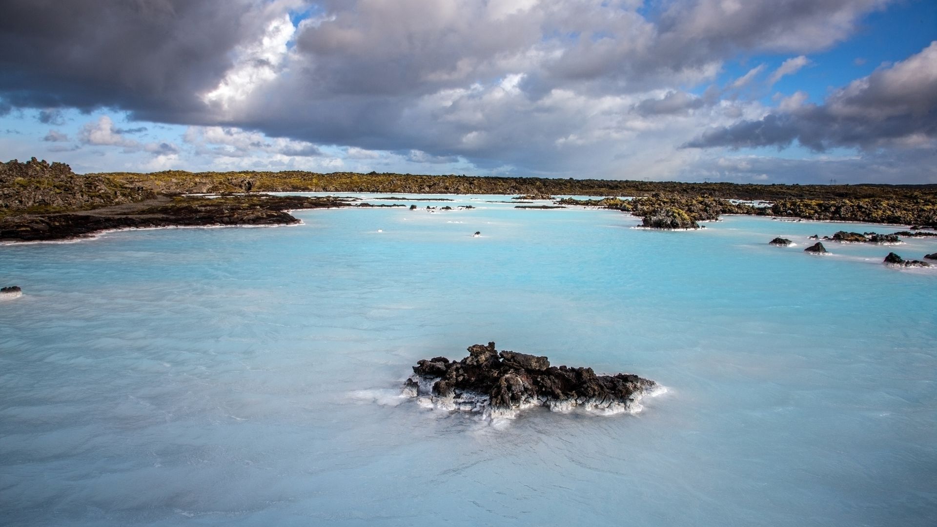 Blue Lagoon in Iceland.