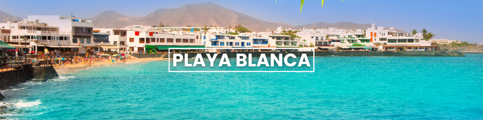 a picture of a beach with the words playa blanca written on it . Barter's Travelnet 