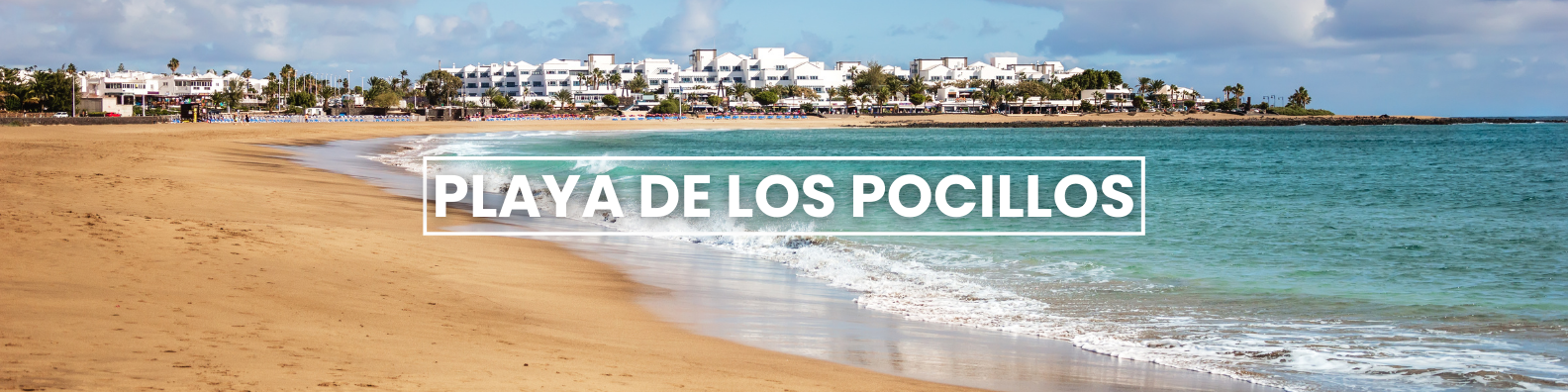 a beach with the words playa de los pocillos on it Barter's Travelnet 
