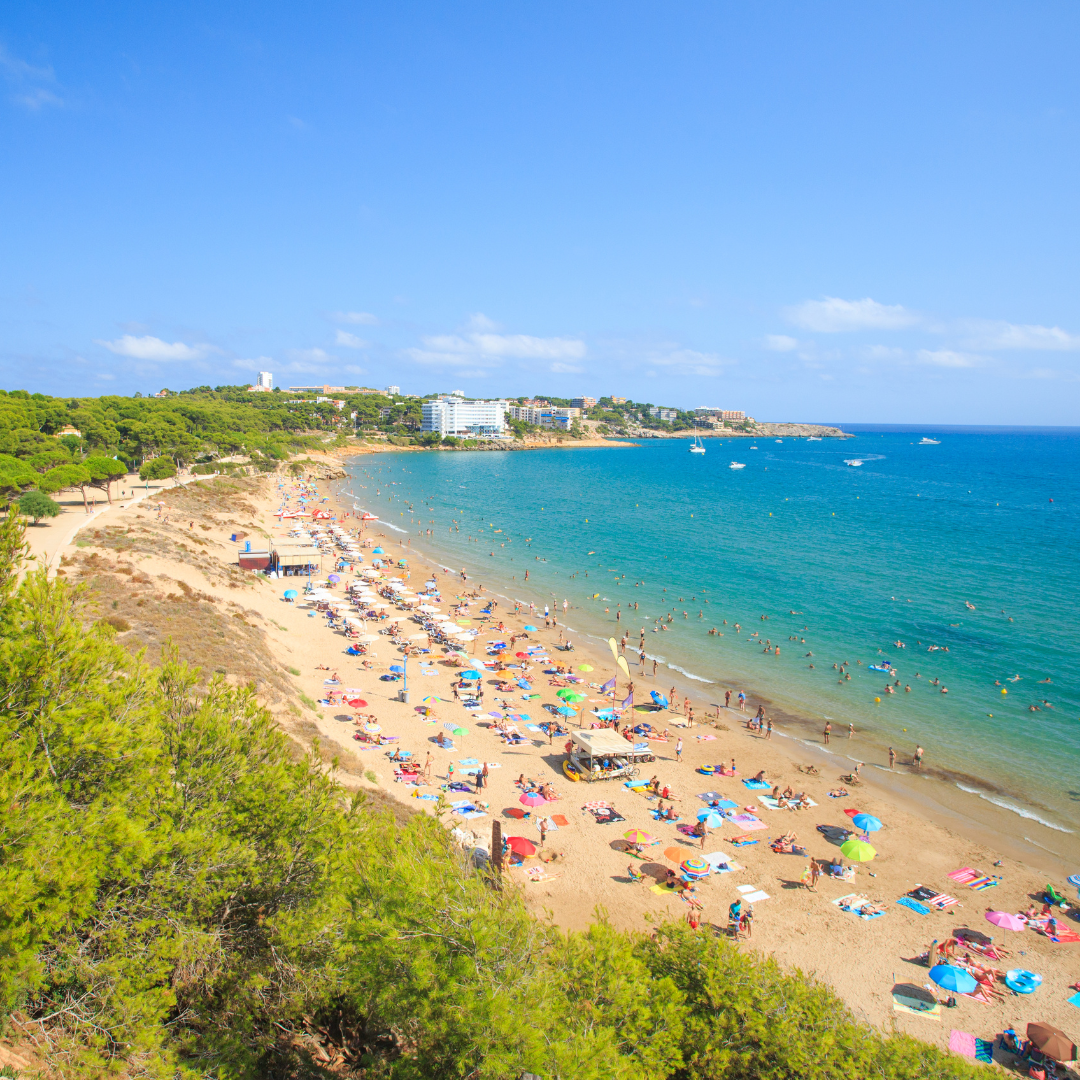 Beach in Salou, Tarraco, Tarragona, Catalonia Region of North-East Spain - Costa Dorada Holidays Barter's Travelnet