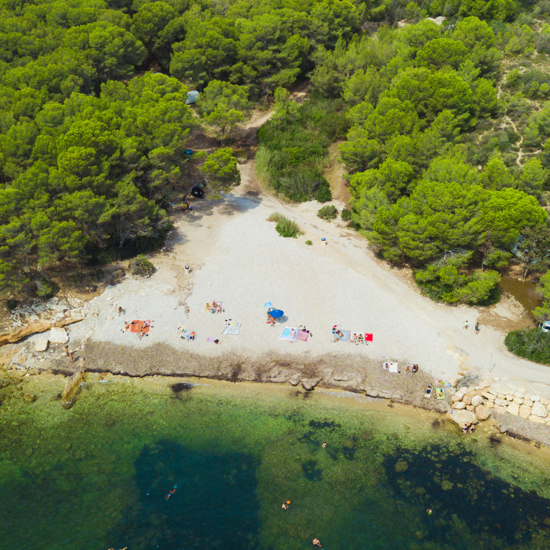 Aerial view of Torredembarra, Tarraco, Tarragona, Catalonia Region of North-East Spain - Costa Dorada Holidays Barter's Travelnet