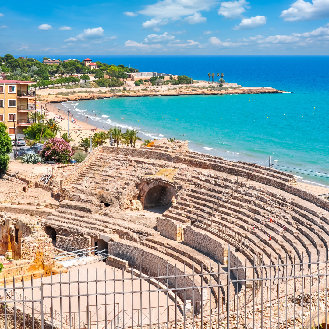 Tarragona Amphitheatre, Roman Amphitheatre, Tarraco, Tarragona, Catalonia Region of North-East Spain - Costa Dorada Holidays Barter's Travelnet