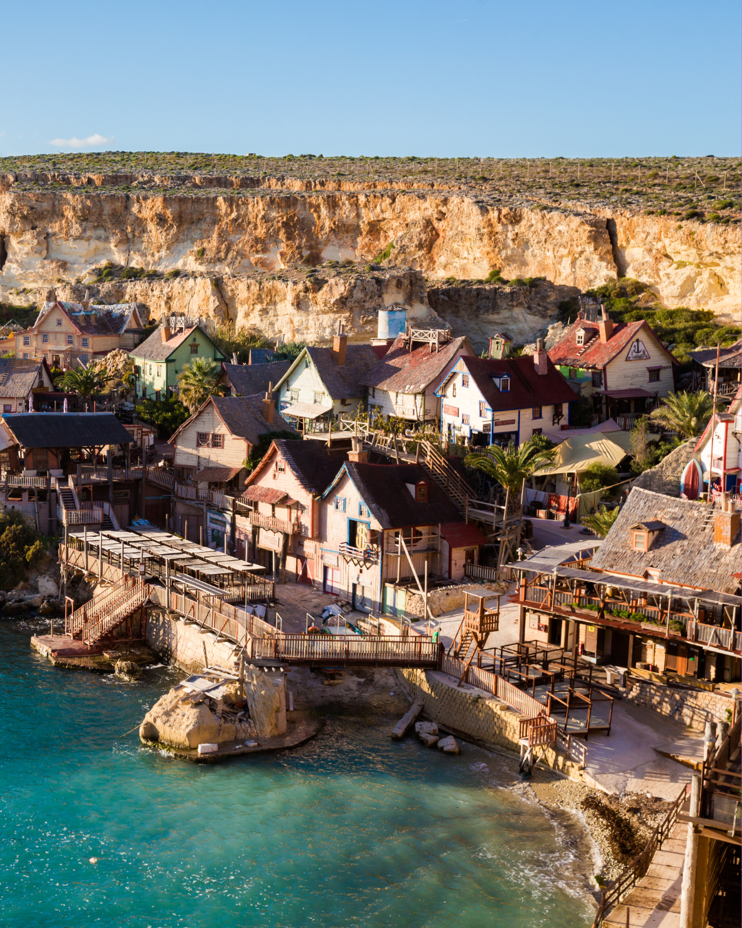 Popeye Village, Sweethaven Village Theme Park in Mellieħa, Malta - Malta Holidays Barter's Travelnet