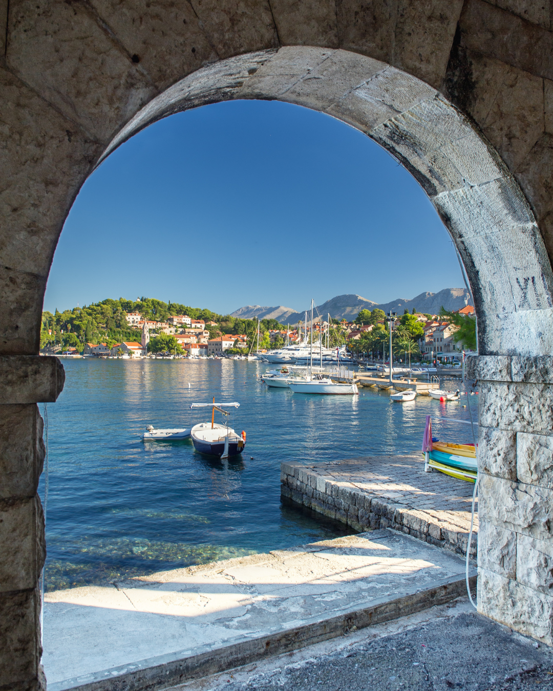 Amazing View to the Sea and Moutains of Cavtat, Dubrovnik - Croatia Holidays Barter's Travelnet