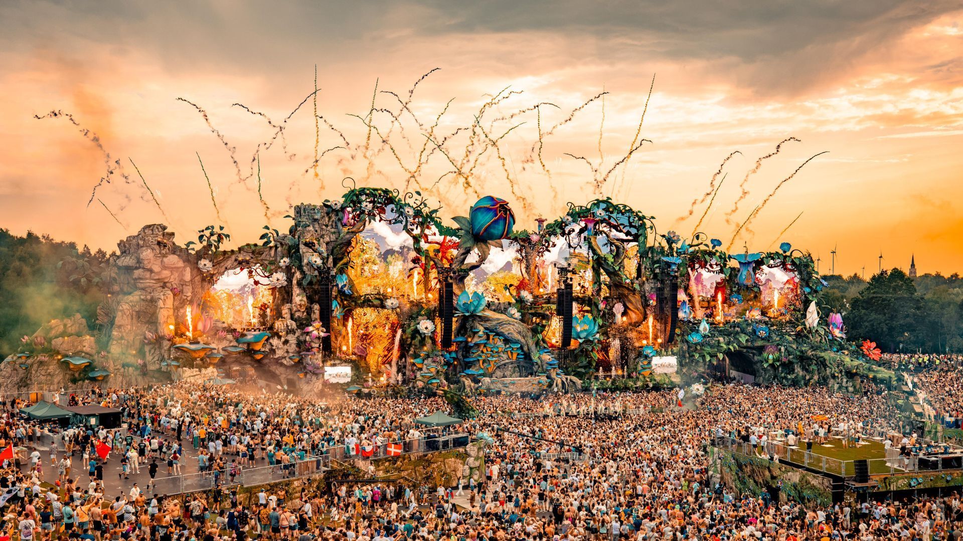 Tomorrowland Music Festival in Belgium Main stage