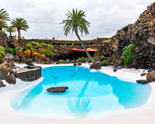 Swimming Pool Jameos del Agua, Lanzarote, Canary Islands, Spain - Lanzarote Holidays Barter's Travelnet
