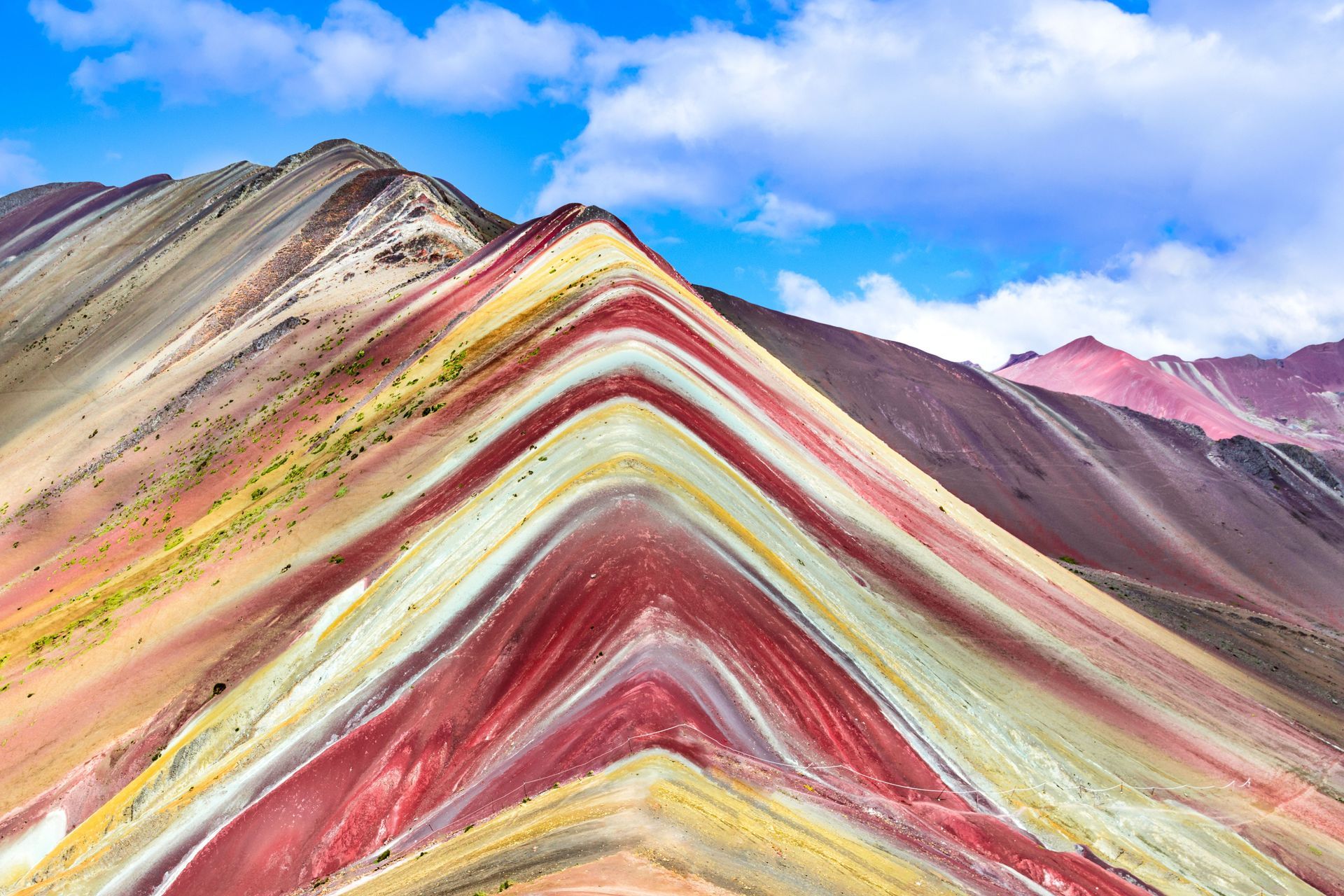 rainbow mountains in peru