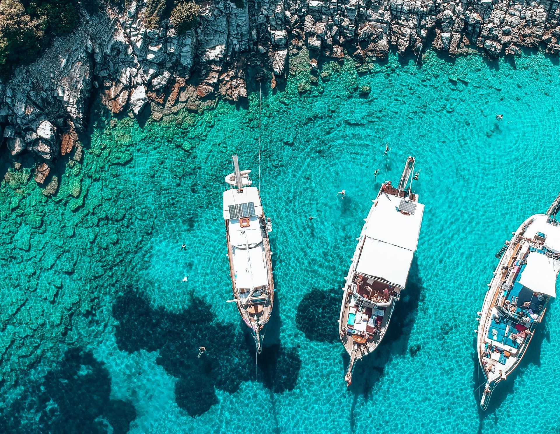 boats in water in turkey