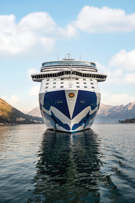 Front View of a Ship Princess Cruises - Princess Cruises Holidays Barter's Travelnet