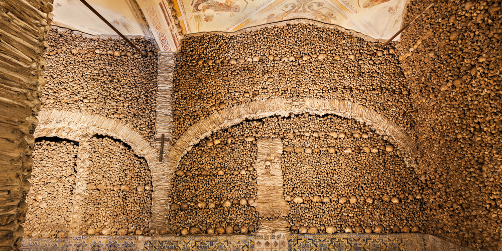 Spooky Destinations of Europe, Chapel Of Bones, Évora, Portugal - Blog Post Barters Travelnet