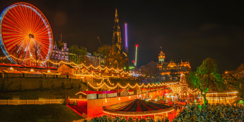 The Best European Christmas Markets Winter, Edinburgh. Scotland, United Kingdom - Blog Post Barters Travelnet