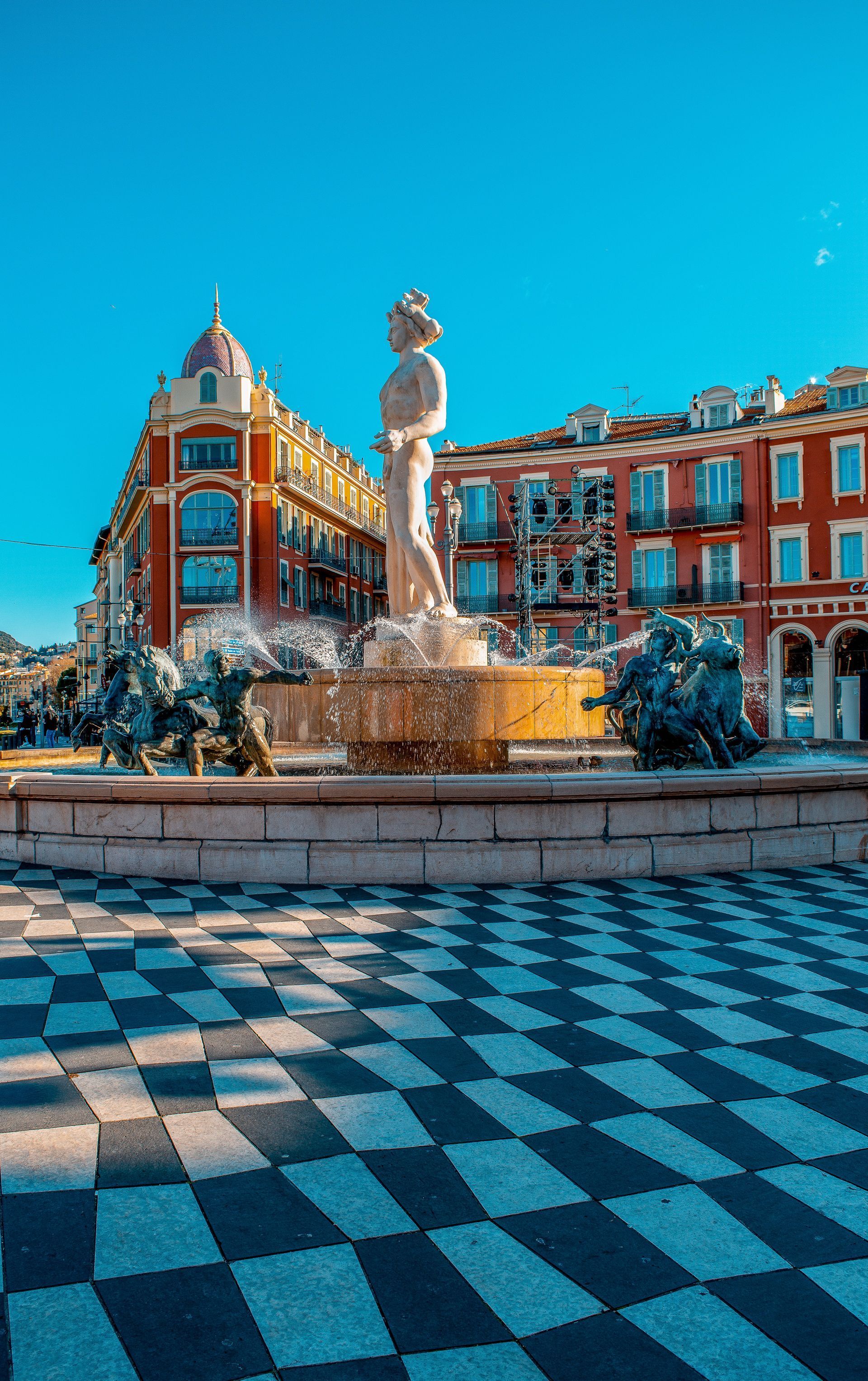 Place Massena and Apollo, Fontaine du Soleil, Nice, France - Nice Holidays Barter's Travelnet