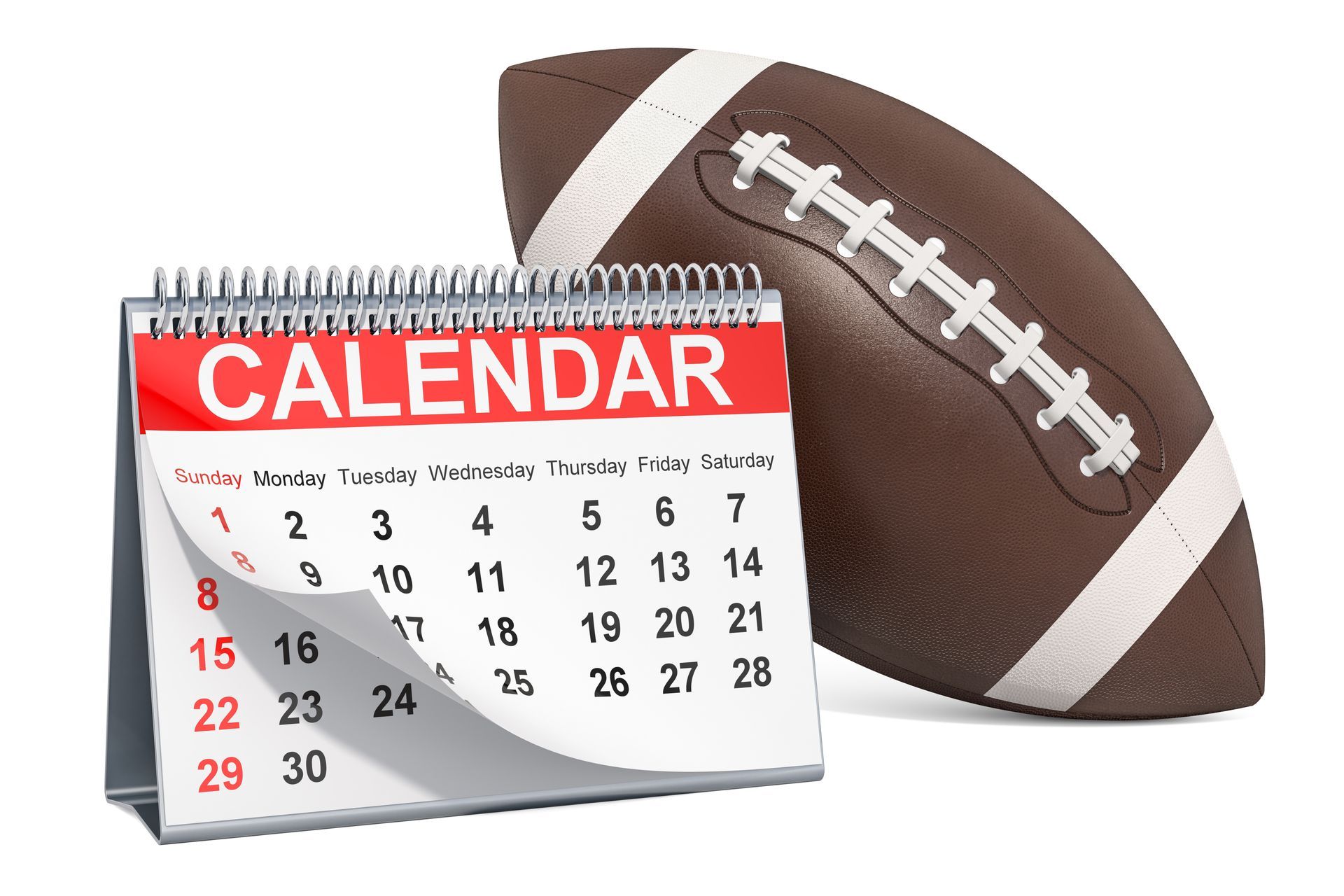 Little league football schedule