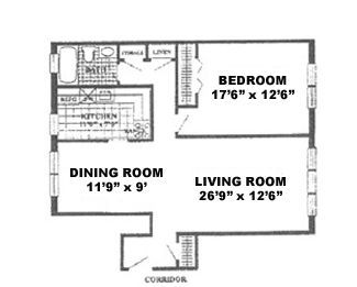 1 Bedroom - Large