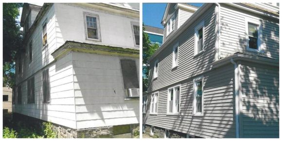 Repair — Side By Side Comparison Of Gutter Repair in Hackensack, NJ