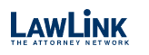 A logo for lawlink the attorney network.