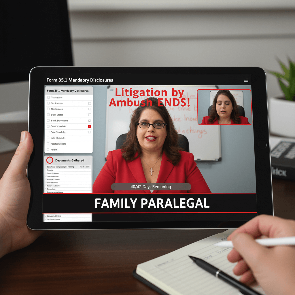 Client interview for discovery in family law and other Civil and Criminal Litigation - Via Zoom and Google Meet with Best Virtual Paralegal LLC 