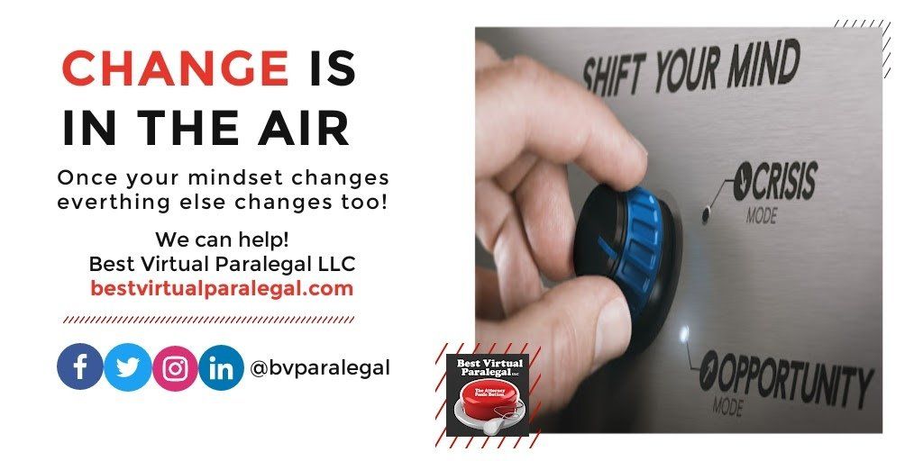 Best Virtual Paralegal LLC (#bvparalegal) helps legal professionals change the way they work & live. Get the advice you need to start, grow, lead, and achieve the work-life balance they want!