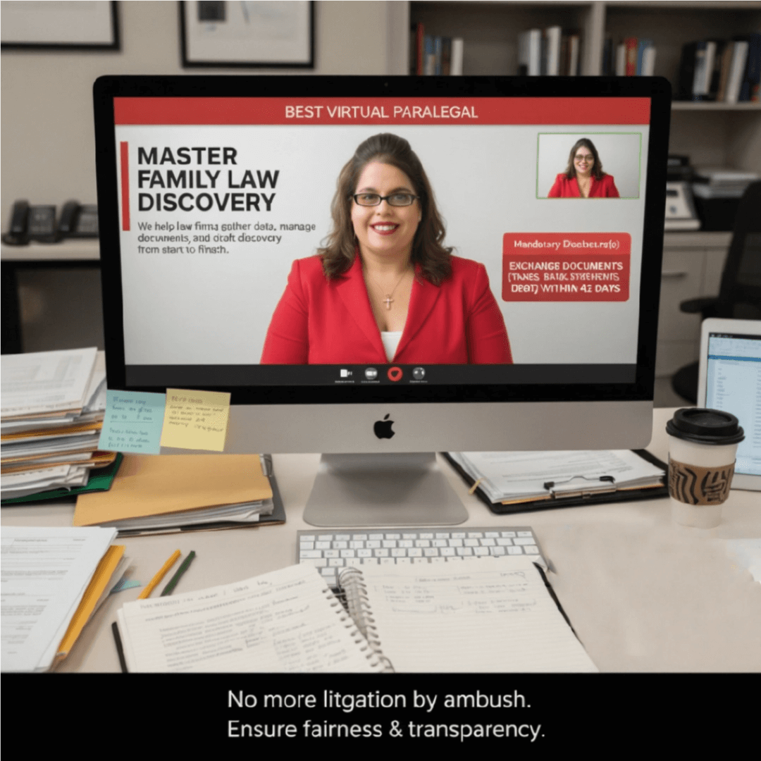 Holly Sheriff the founder of Best Virtual Paralegal LLC (BVP) in  video call,