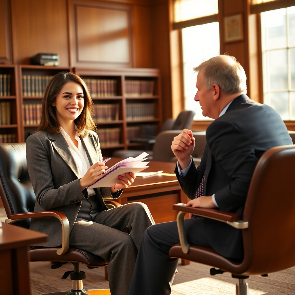 paralegal and lawyer working at BVP 