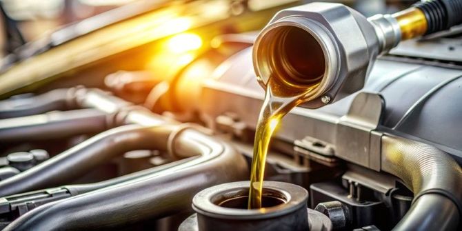 An imag e of oil change and fluid check services in Peabody, MA