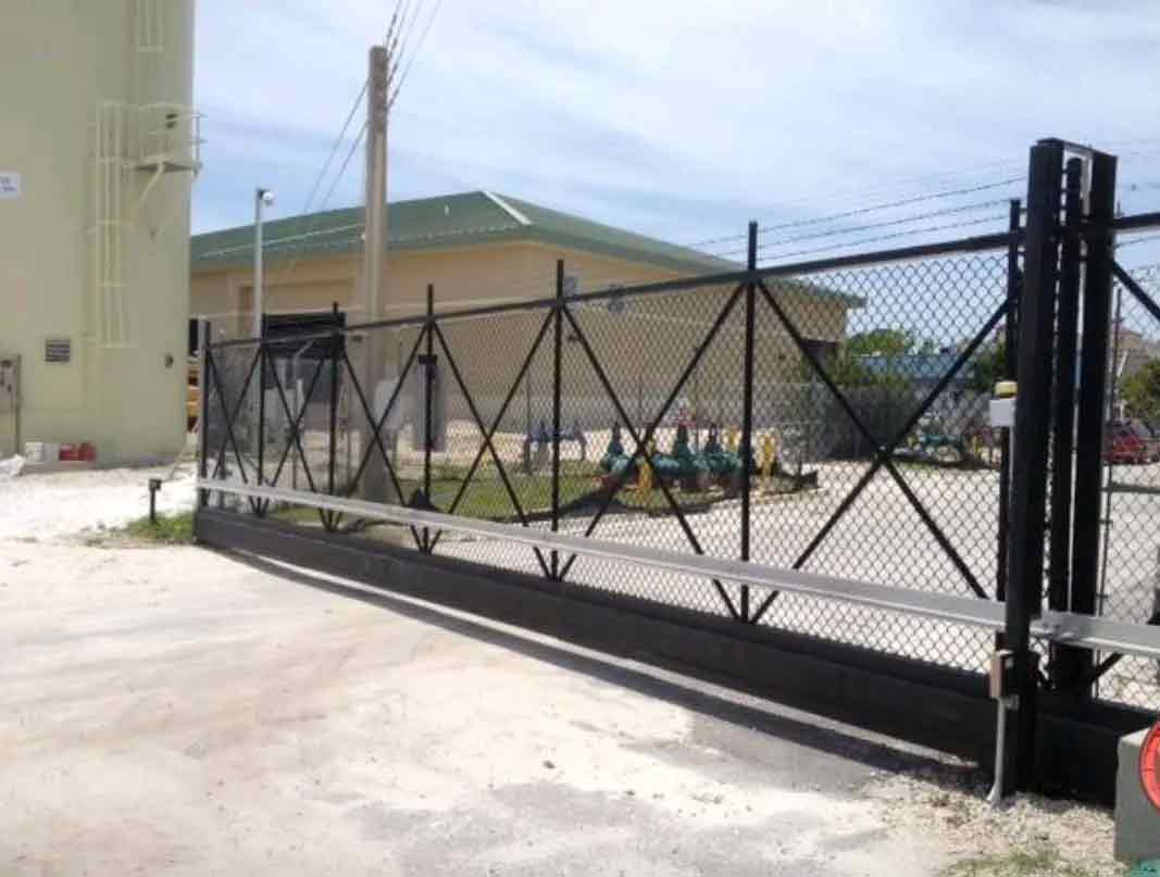Industrial Slide Gate — Cape Coral, FL — Premier Fence of SWFL