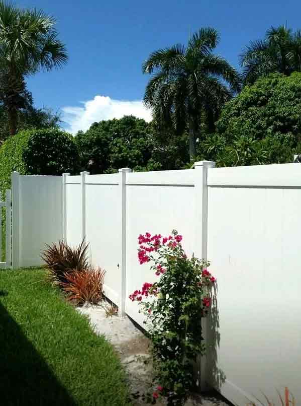 White PVC Gate — Cape Coral, FL — Premier Fence of SWFL