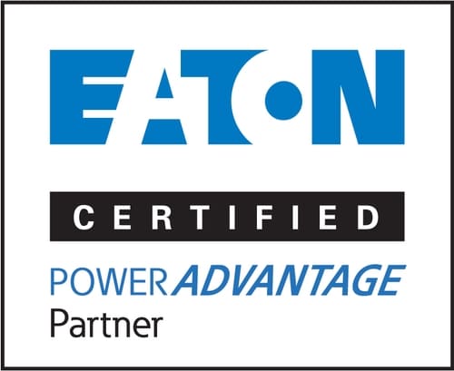 the logo of Eaton company