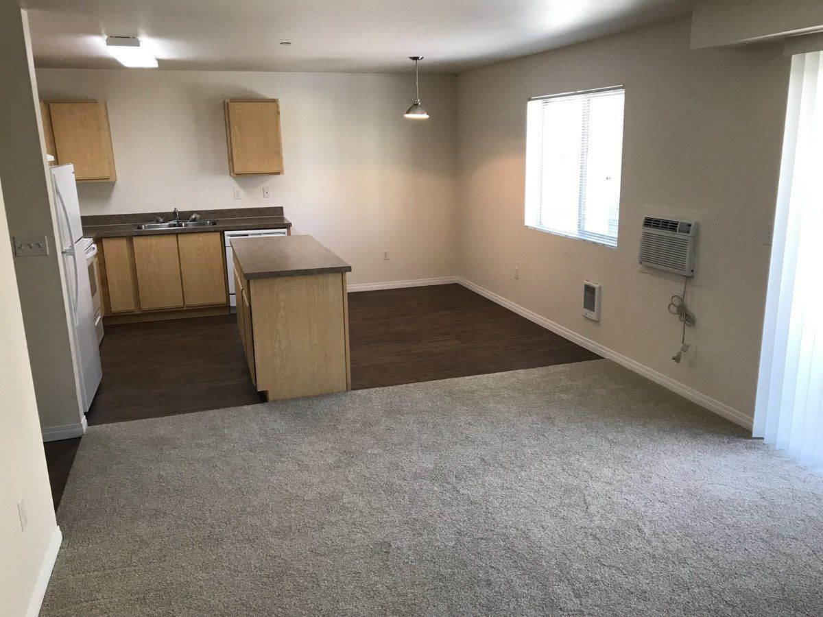 Rehab Large Living Area | Mountain View Apartments